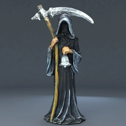 Standing Holy Death Figurine with Scythe-1