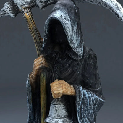 Standing Holy Death Figurine with Scythe-3