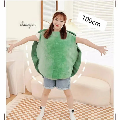 Wearable Turtle Shell Plush Pillow 100cm Green-4