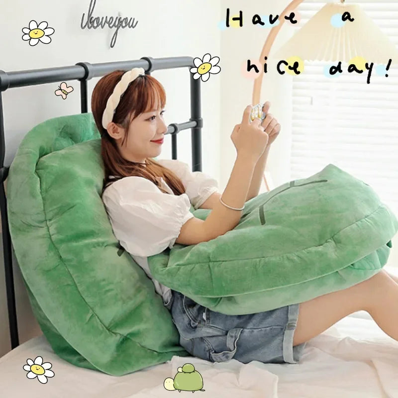 Wearable Turtle Shell Plush Pillow 100cm Green-2