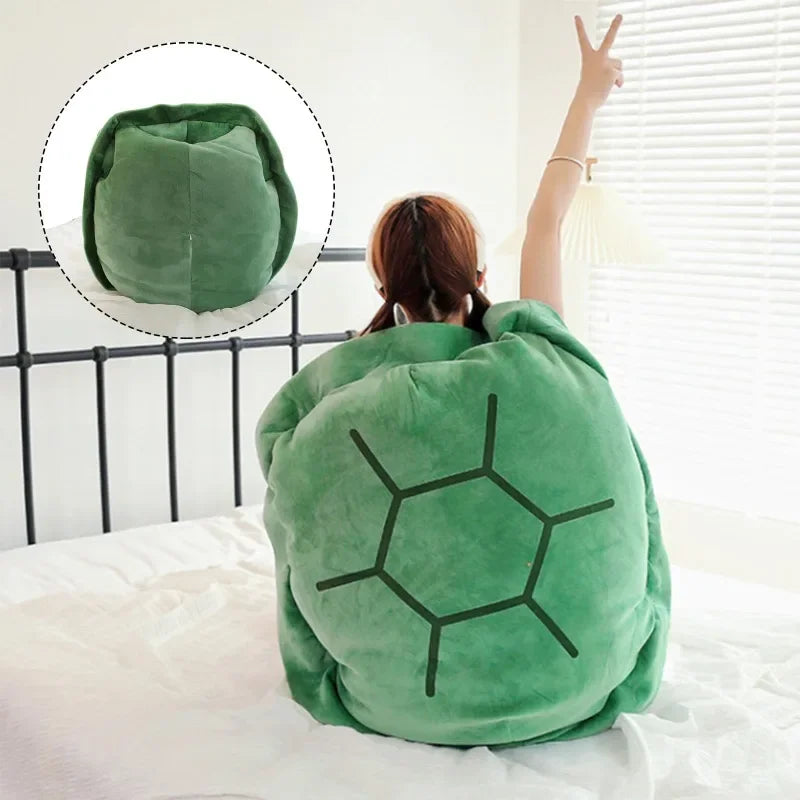 Wearable Turtle Shell Plush Pillow 100cm Green-1