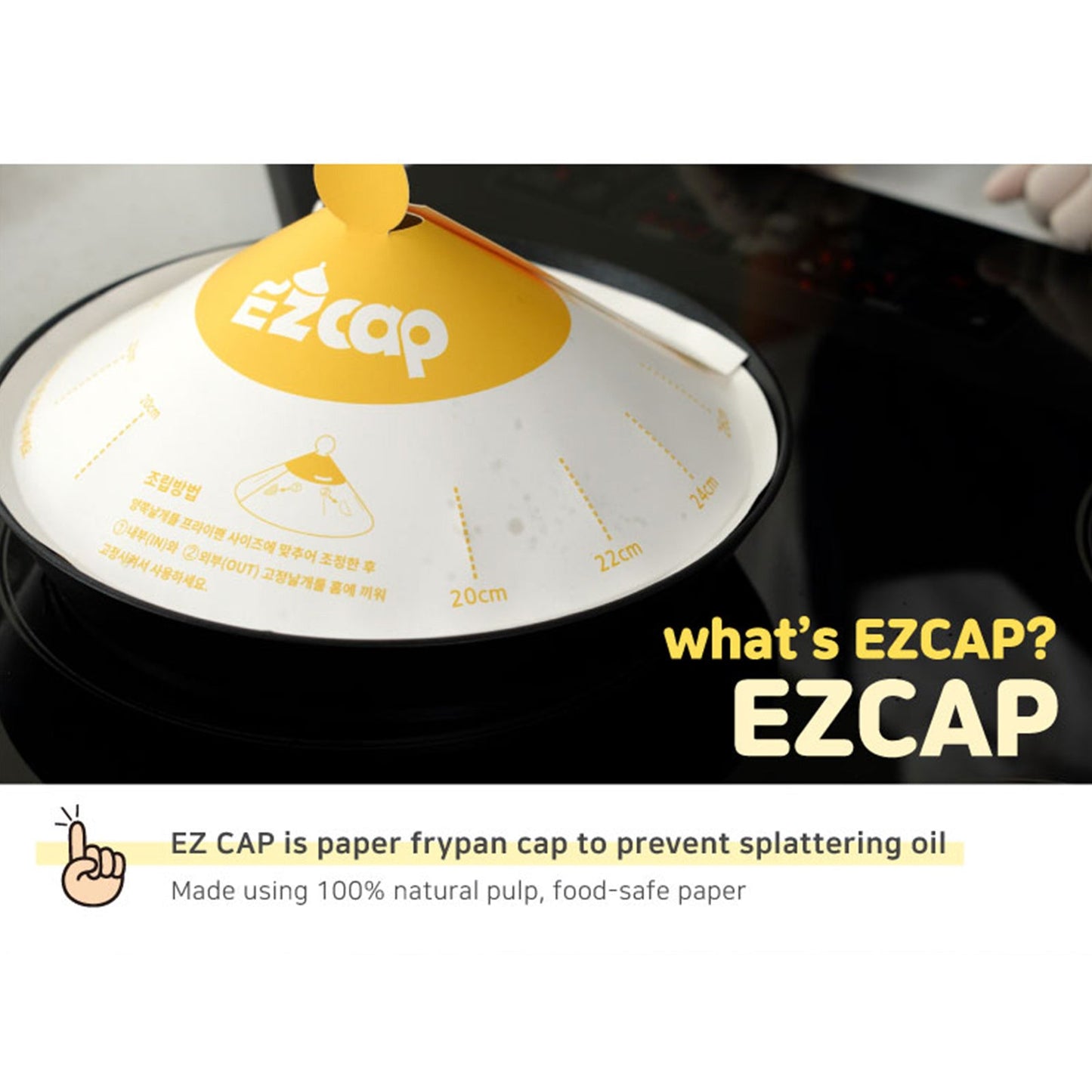 NNEDSZ 50X Paper Lid for Frypan Disposable Cooking Pan Cap Oli Splash Protection-3