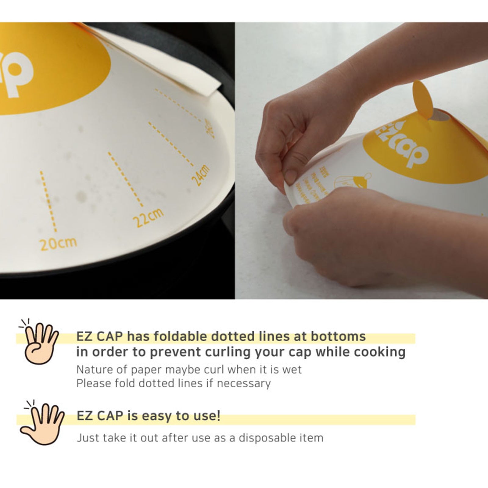 NNEDSZ 50X Paper Lid for Frypan Disposable Cooking Pan Cap Oli Splash Protection-4